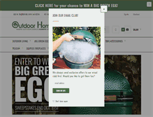 Tablet Screenshot of outdoorhome.com